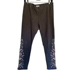 Johnny Was Rosa Embroidered Leggings